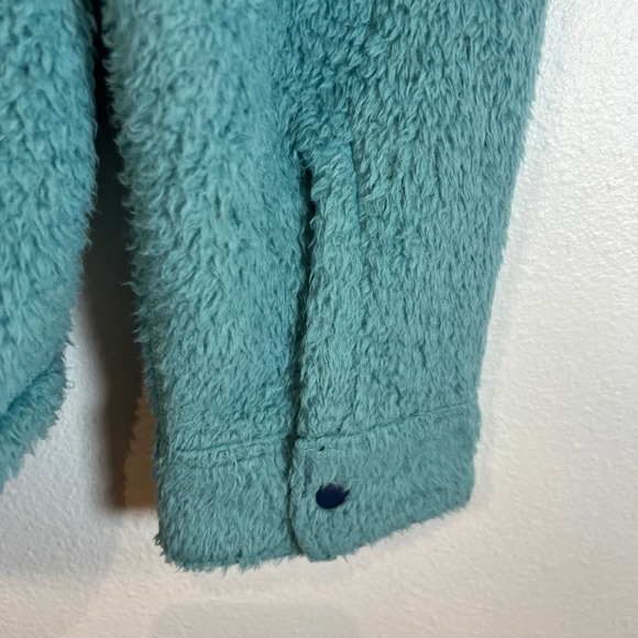 Outerknown Men's Standard Skyline Sherpa Fleece Shirt Jacket Size M Button Front - Picture 12 of 13